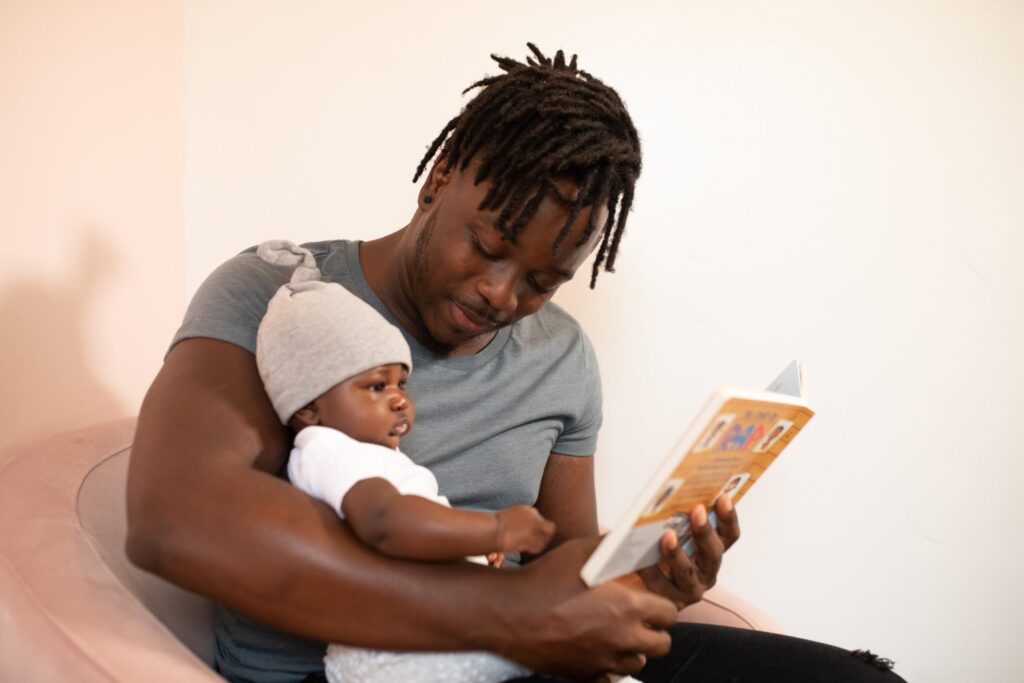reading baby