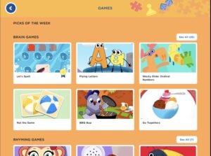 Library of engaging educational games and activities.